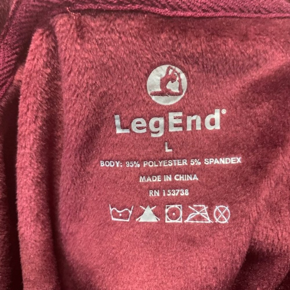 LegEnd Cowl Neck Velour Pullover - Picture 5 of 5